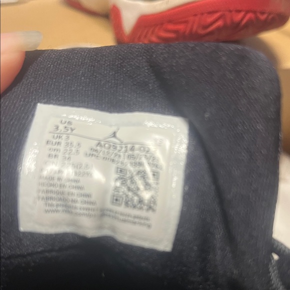 Jordan Black and Red High-Tops - Picture 3 of 4